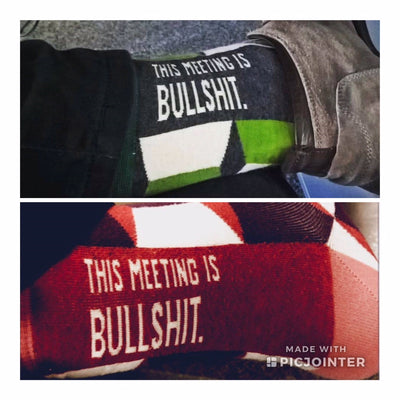 This Meeting is Bullshit Socks