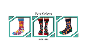 Fun, Cool, Funky, Unique, Crazy, Novelty, Colorful and Custom Socks.