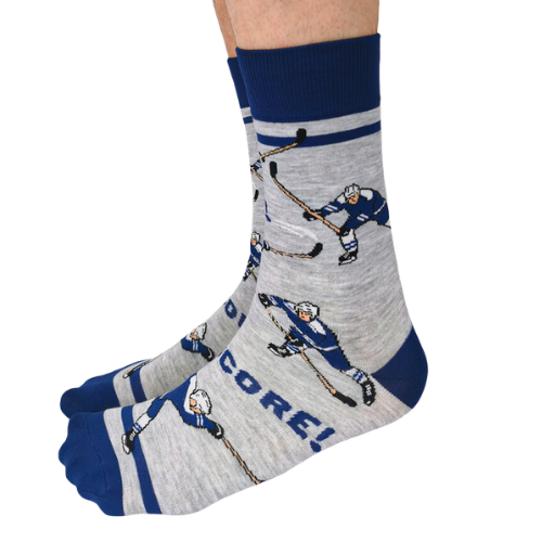 Slap Shot in Blue – Sock Bar